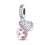 Charm Futbol Balon Rosa - palacecharacters