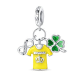 Charm Futbol Camisa Ganador Trebol - palacecharacters