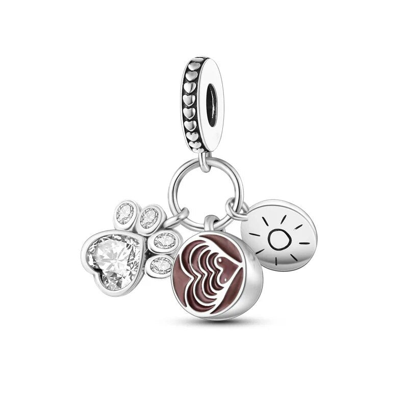 Charm Huella Corazon - palacecharacters