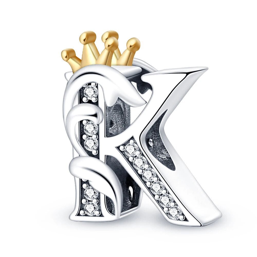 Charm Letras A - Z Corona - palacecharacters
