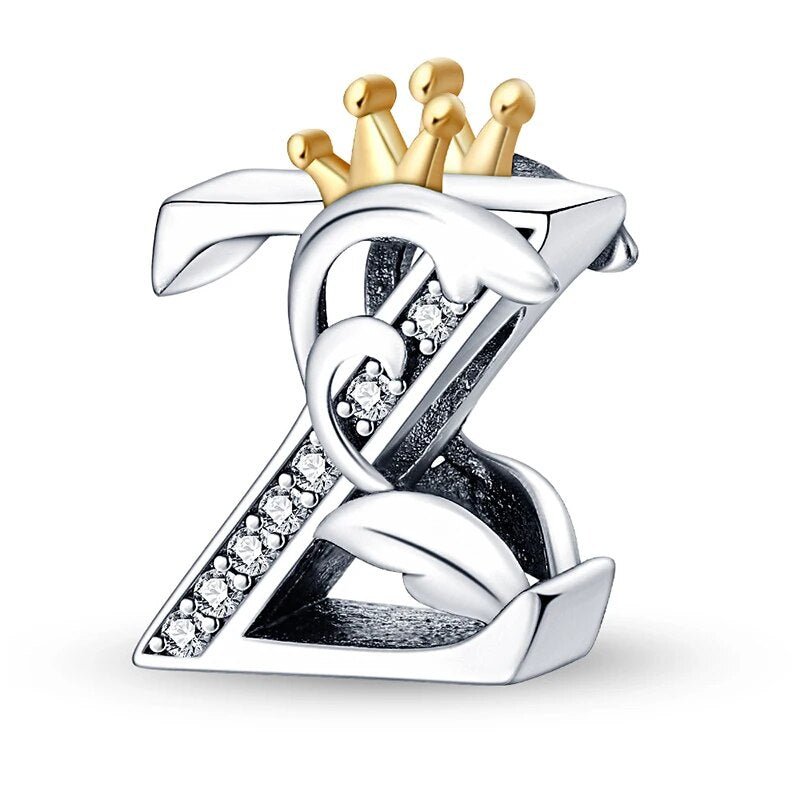 Charm Letras A - Z Corona - palacecharacters