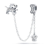 Charm Perro Hueso Cadena de Seguridad - palacecharacters