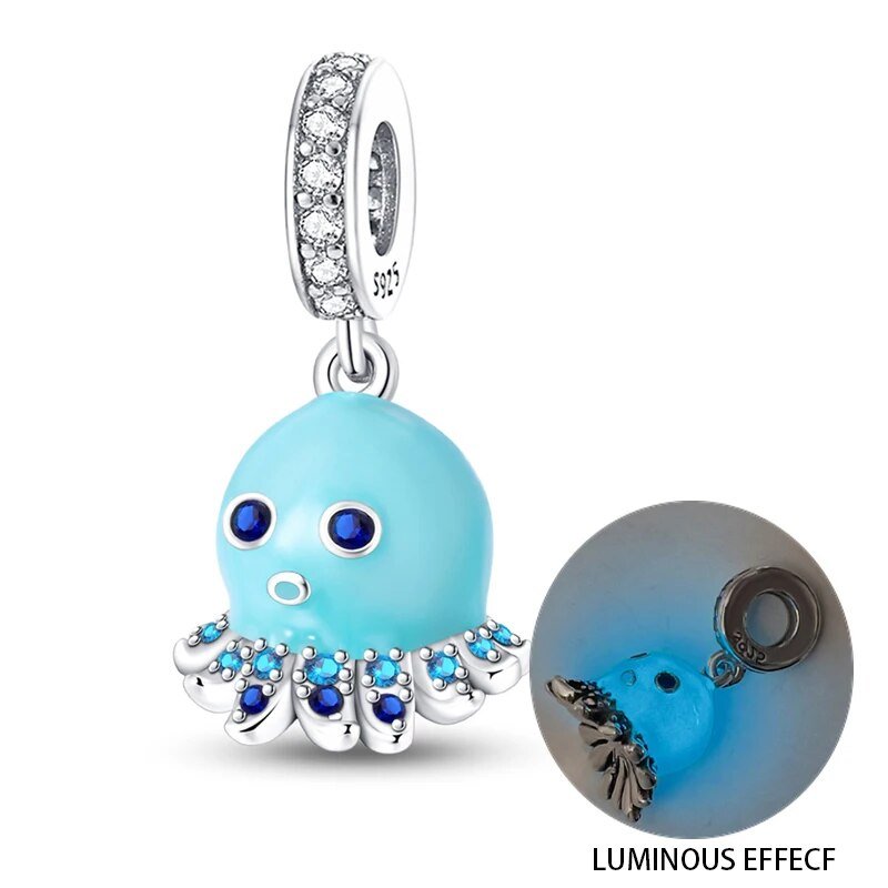 Charm Pulpo Brilla en la Oscuridad - palacecharacters