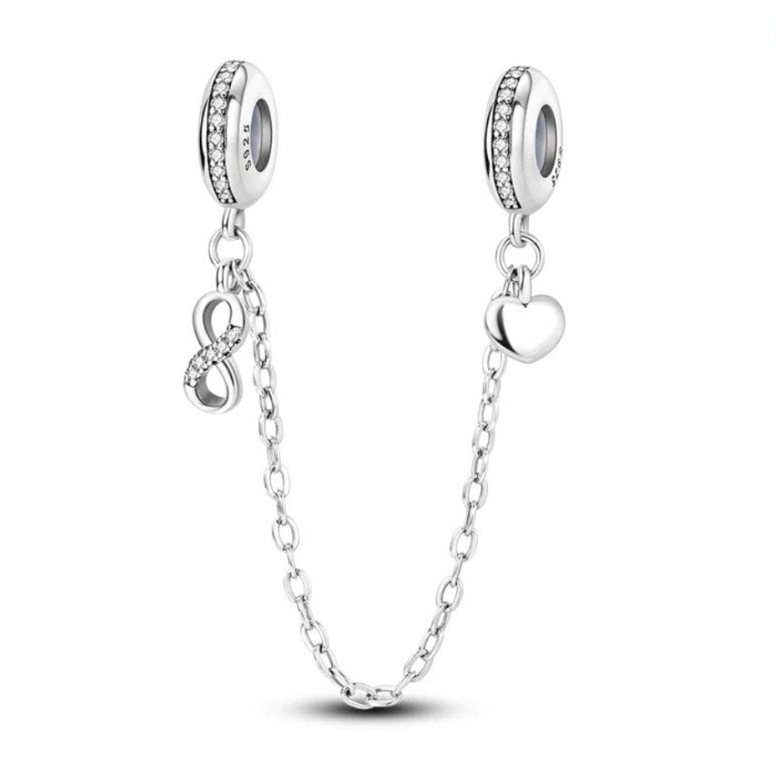 Charm Seguro Infinito Corazon - palacecharacters